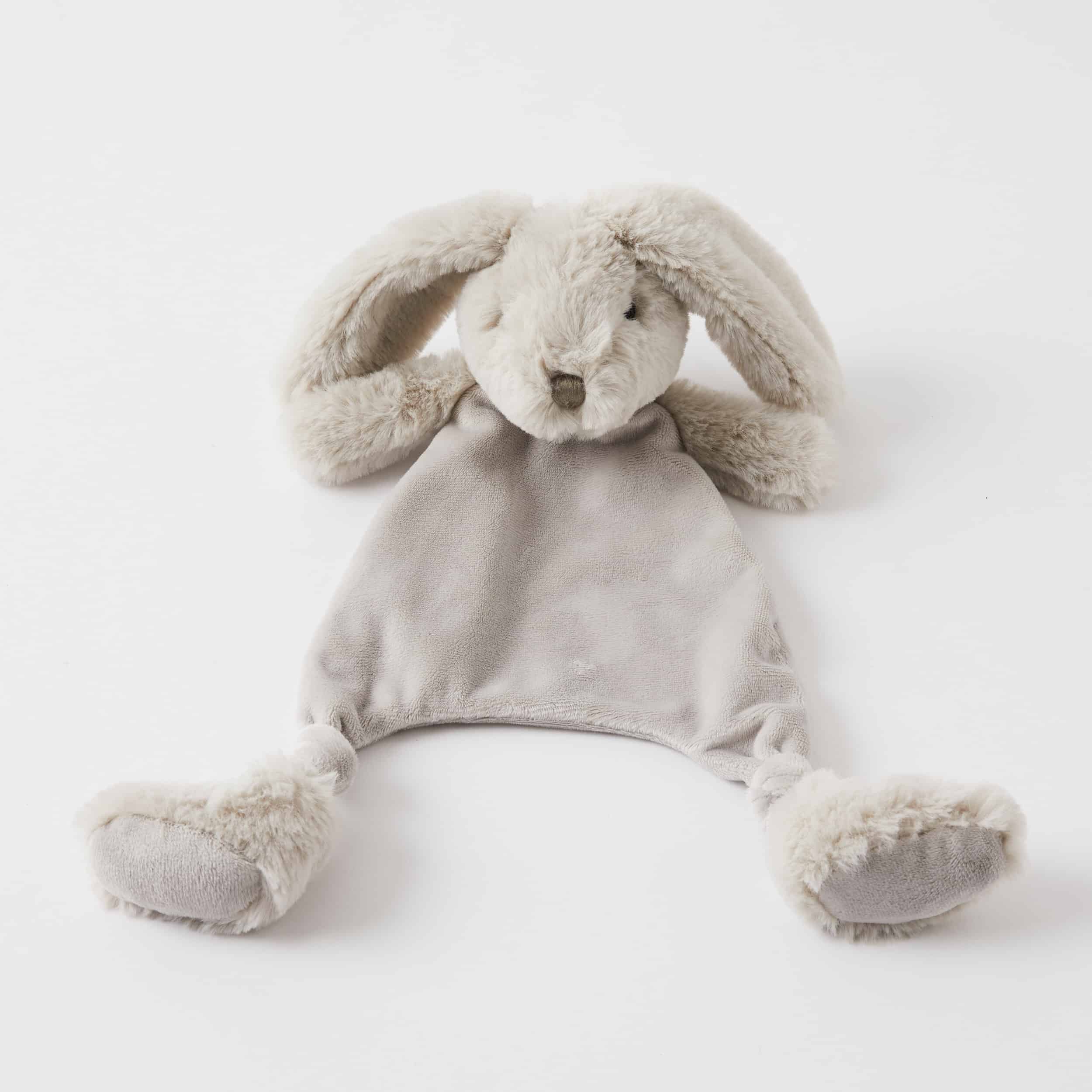 Jellycat grey best sale bunny comforter