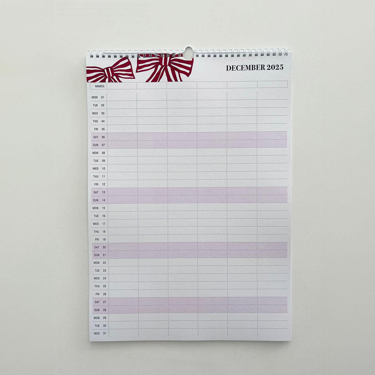 2025 Family Planner Calendar-Rhi Creative-Lima & Co