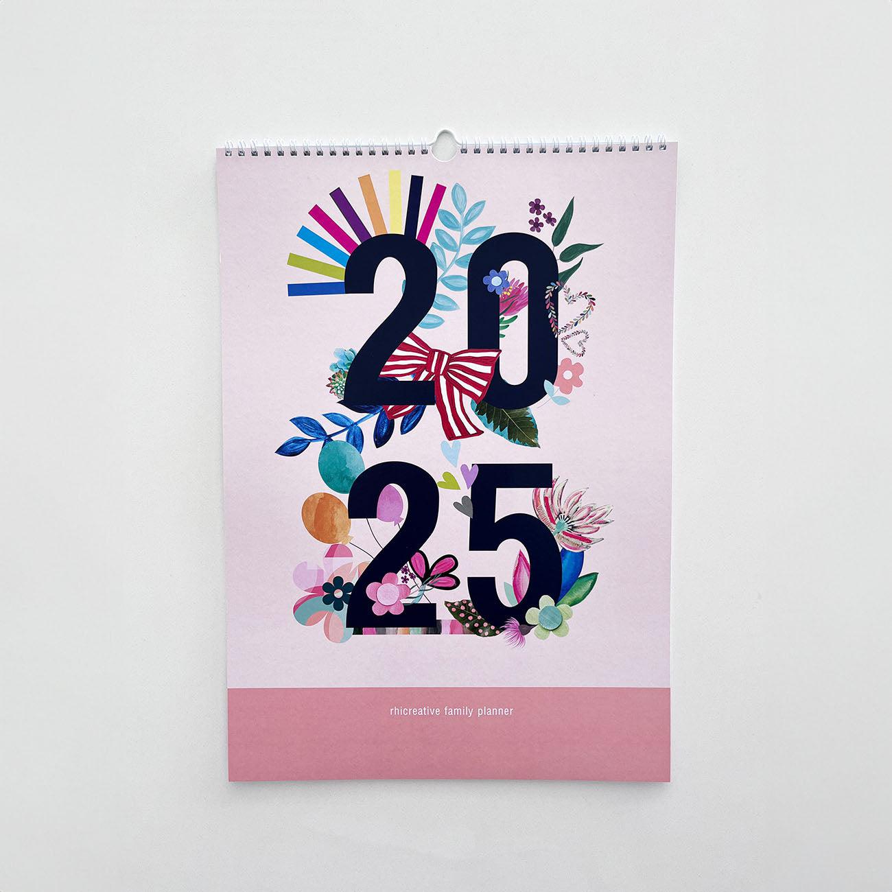 2025 Family Planner Calendar-Rhi Creative-Lima & Co