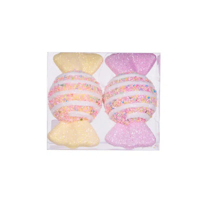 2Pk Pastel Sprinkles Wrapped Lollies-Holly and Ivy-Lima & Co