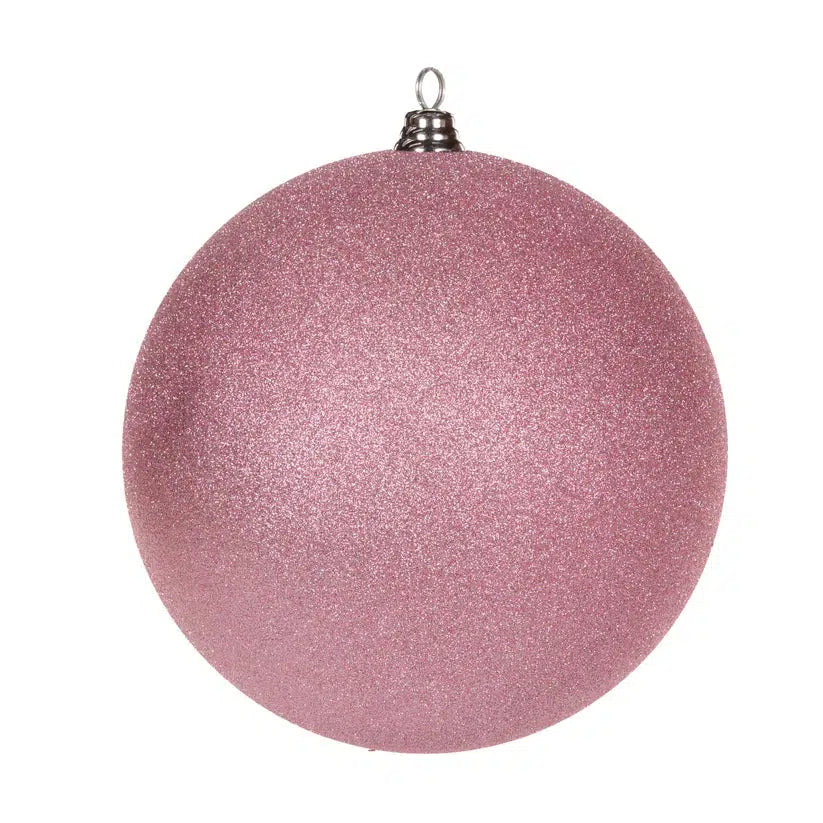 30 Cm Pink Glitter Bauble-Holly and Ivy-Lima & Co