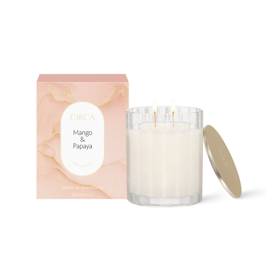 350G CANDLE MANGO & PAPAYA-CIRCA HOME-Lima & Co