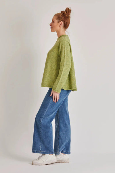 A-Line Jumper - Moss Green-One Ten Willow-Lima & Co