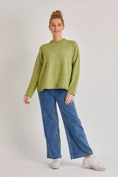 A-Line Jumper - Moss Green-One Ten Willow-Lima & Co