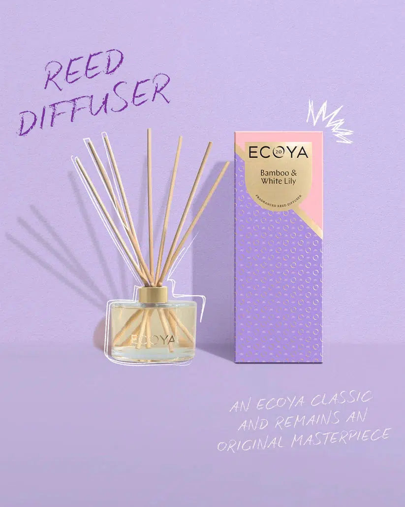 Bamboo & White Lily Reed Diffuser Greatest Hits-Ecoya-Lima & Co