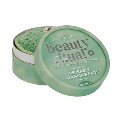 Beauty Ritual Luxury Waffle Cleansing Pads - Moss-Annabel Trends-Lima & Co