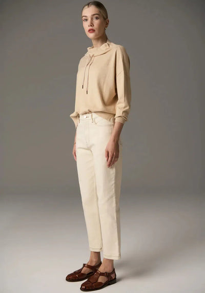 Beech Drawcord Knit - Pebble-Pol-Lima & Co