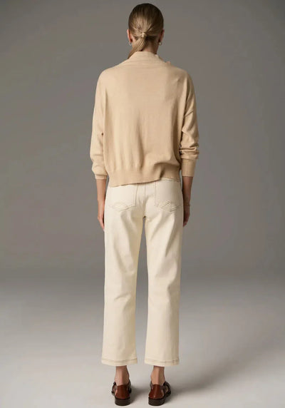 Beech Drawcord Knit - Pebble-Pol-Lima & Co