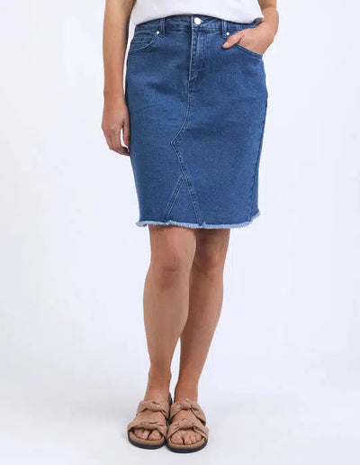 Belle Skirt - Blue-Foxwood-Lima & Co