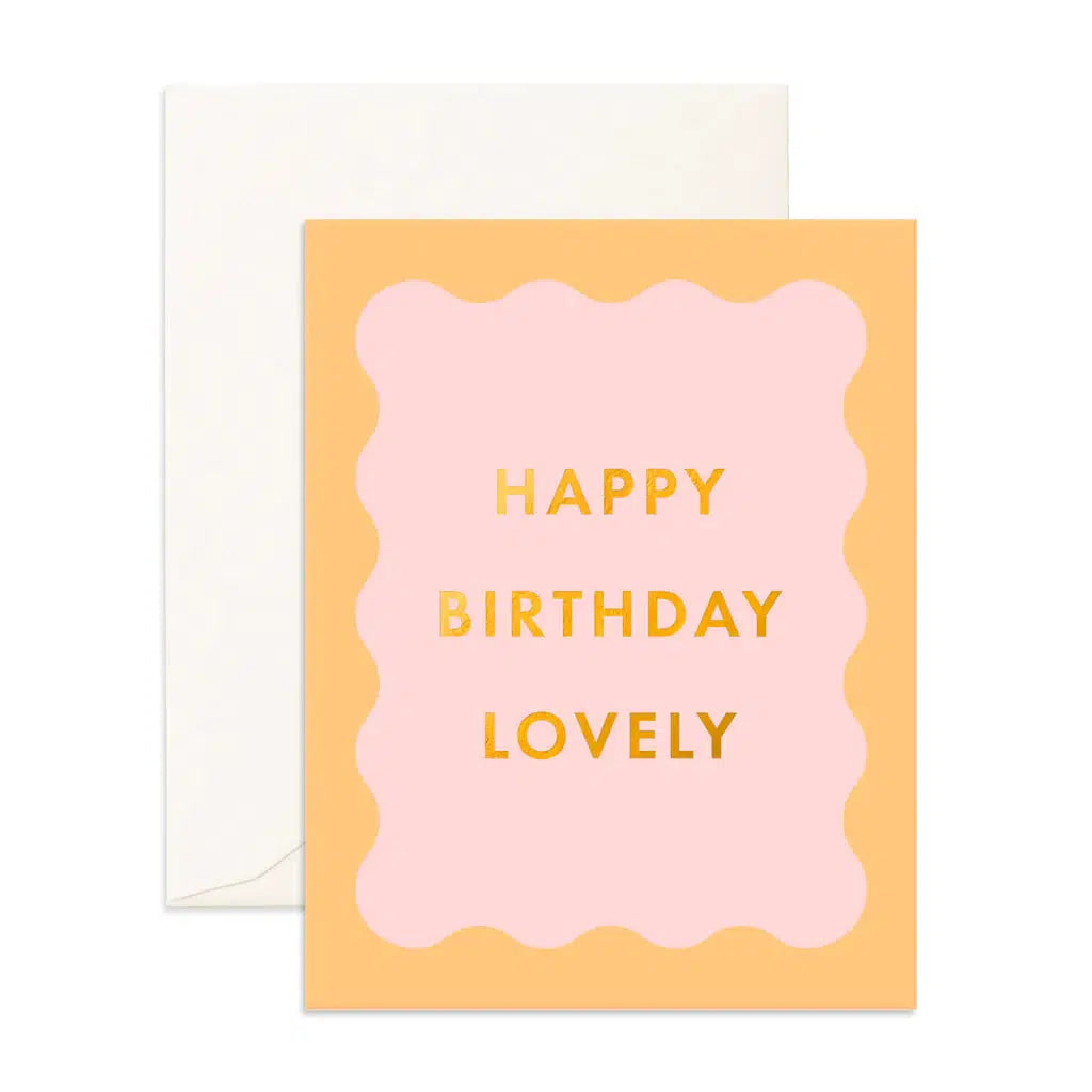 Birthday Lovely Wiggle Frame-Fox And Fallow-Lima & Co