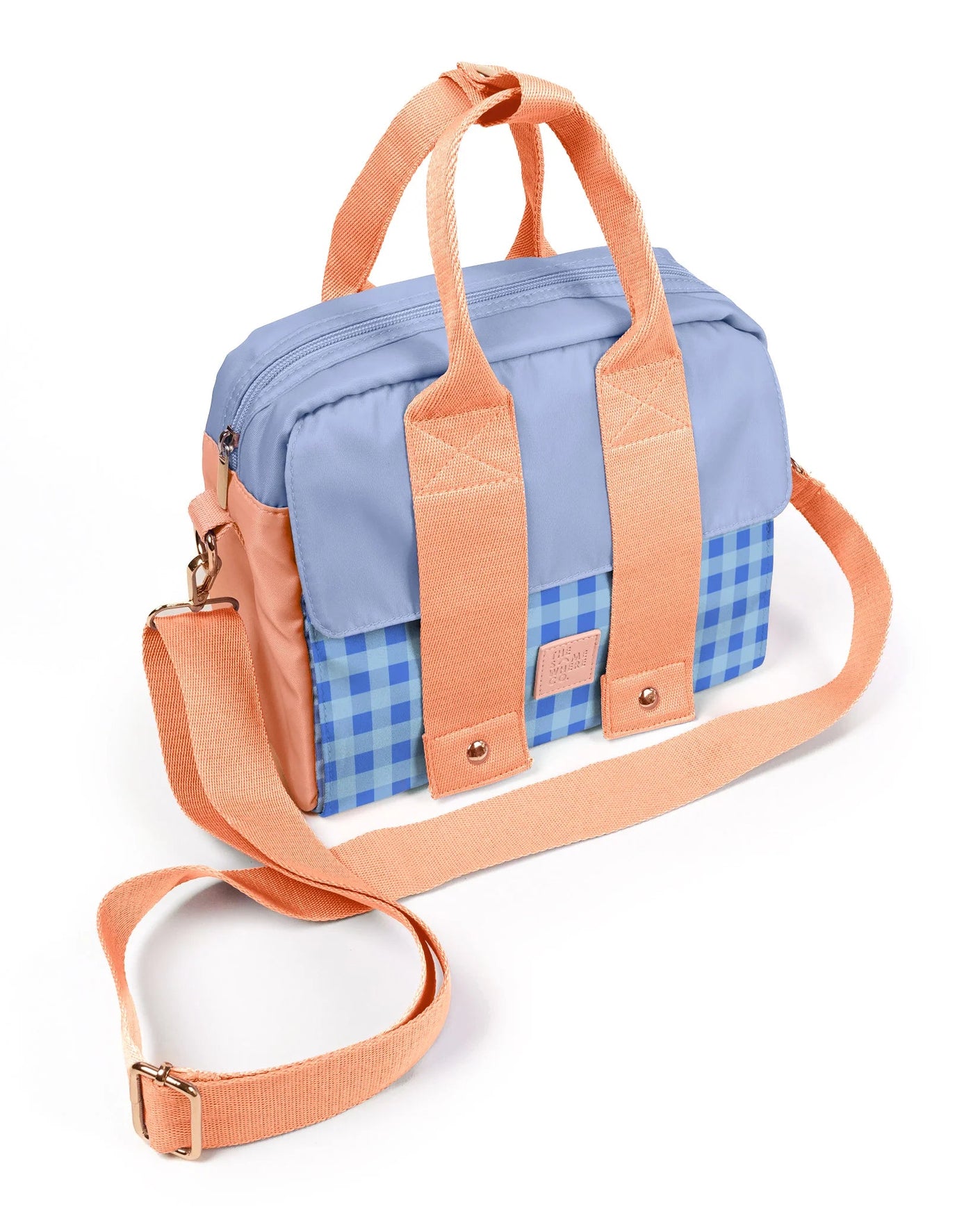 Blueberry Jam Colourblock Lunch Tote-The Somewhere Co-Lima & Co