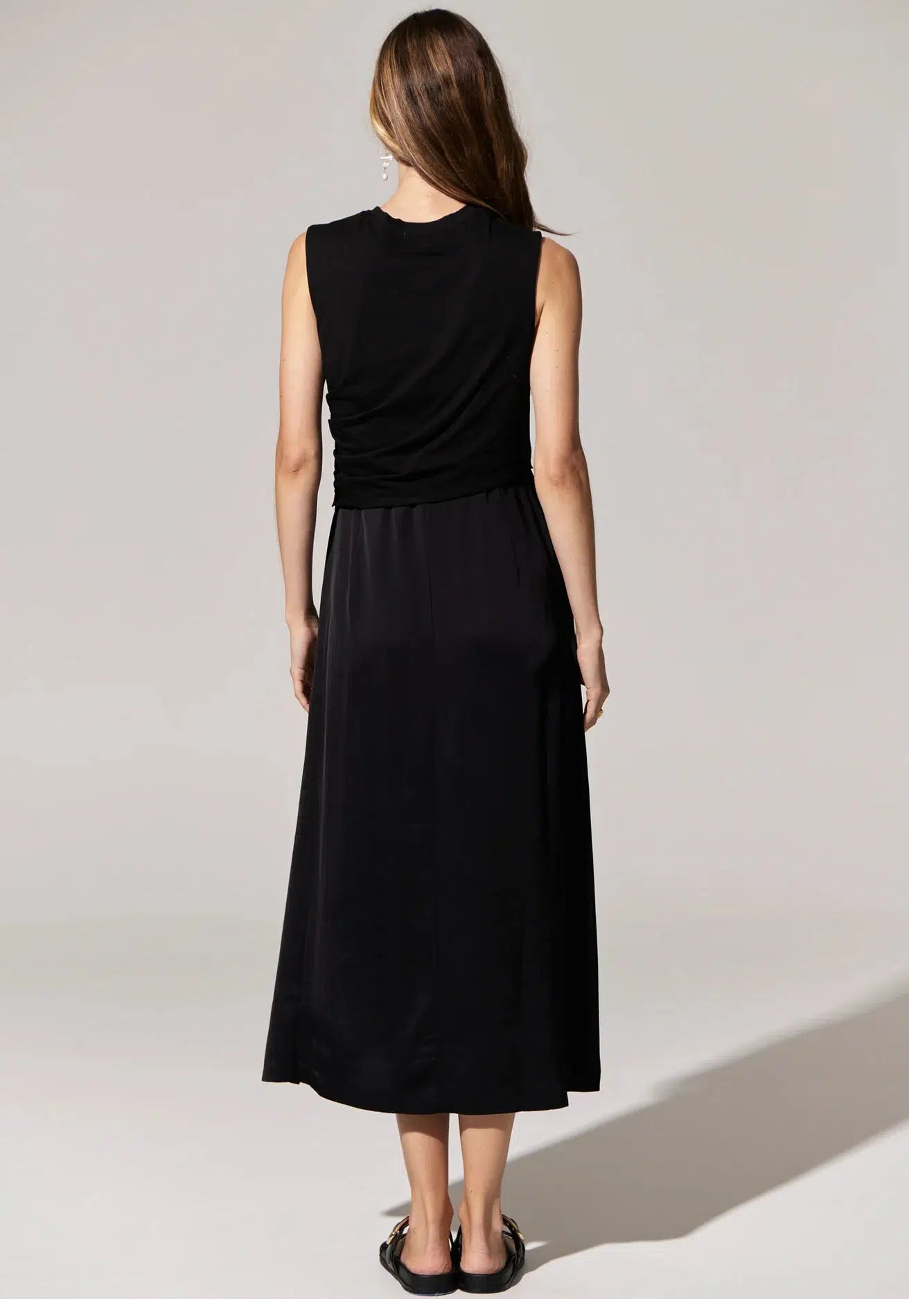 Capri Multimedia Dress - Black-Pol-Lima & Co