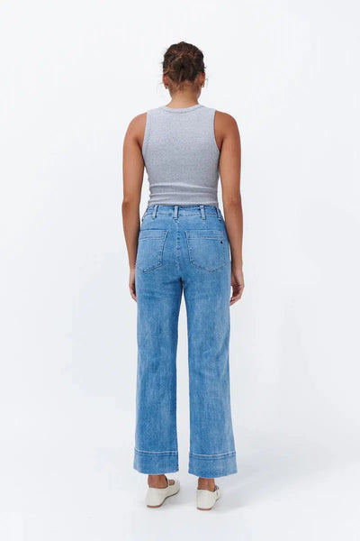 Celeste Pant - 70s Blue-Kireina-Lima & Co