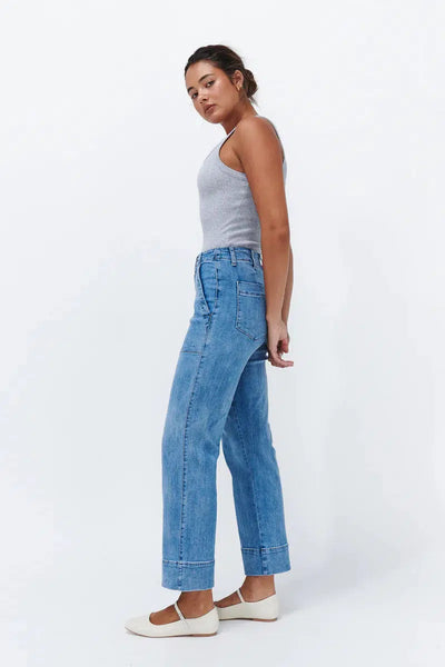 Celeste Pant - 70s Blue-Kireina-Lima & Co