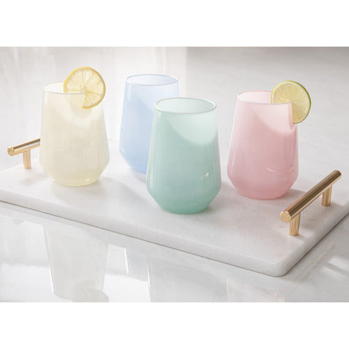 Chelsea Blush 4pk Highball Tumbler-LADELLE-Lima & Co