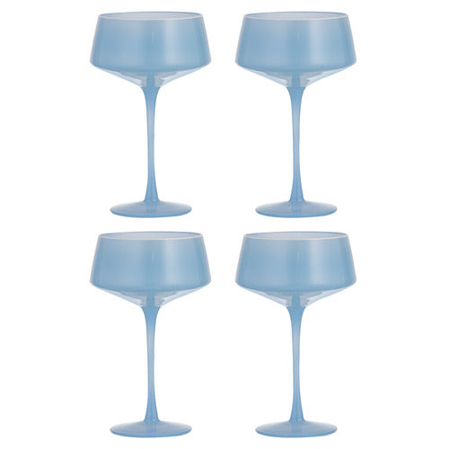 Chelsea Sky 4pk Coupe Glass-LADELLE-Lima & Co