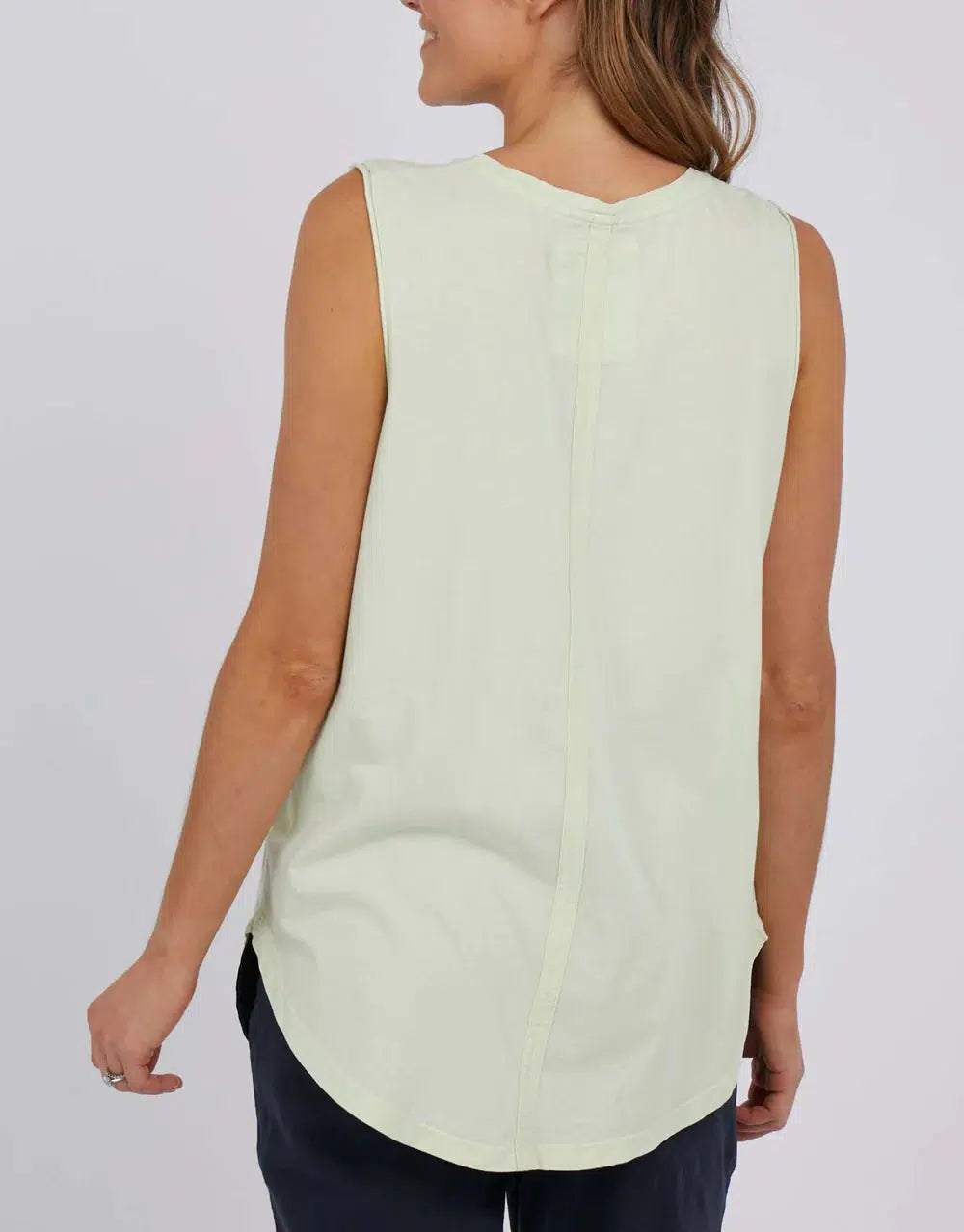 Cloud Scoop Tank - Lime-Elm Lifestyle-Lima & Co