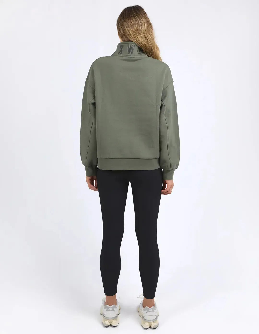 College Zip Crew - Khaki-Foxwood-Lima & Co