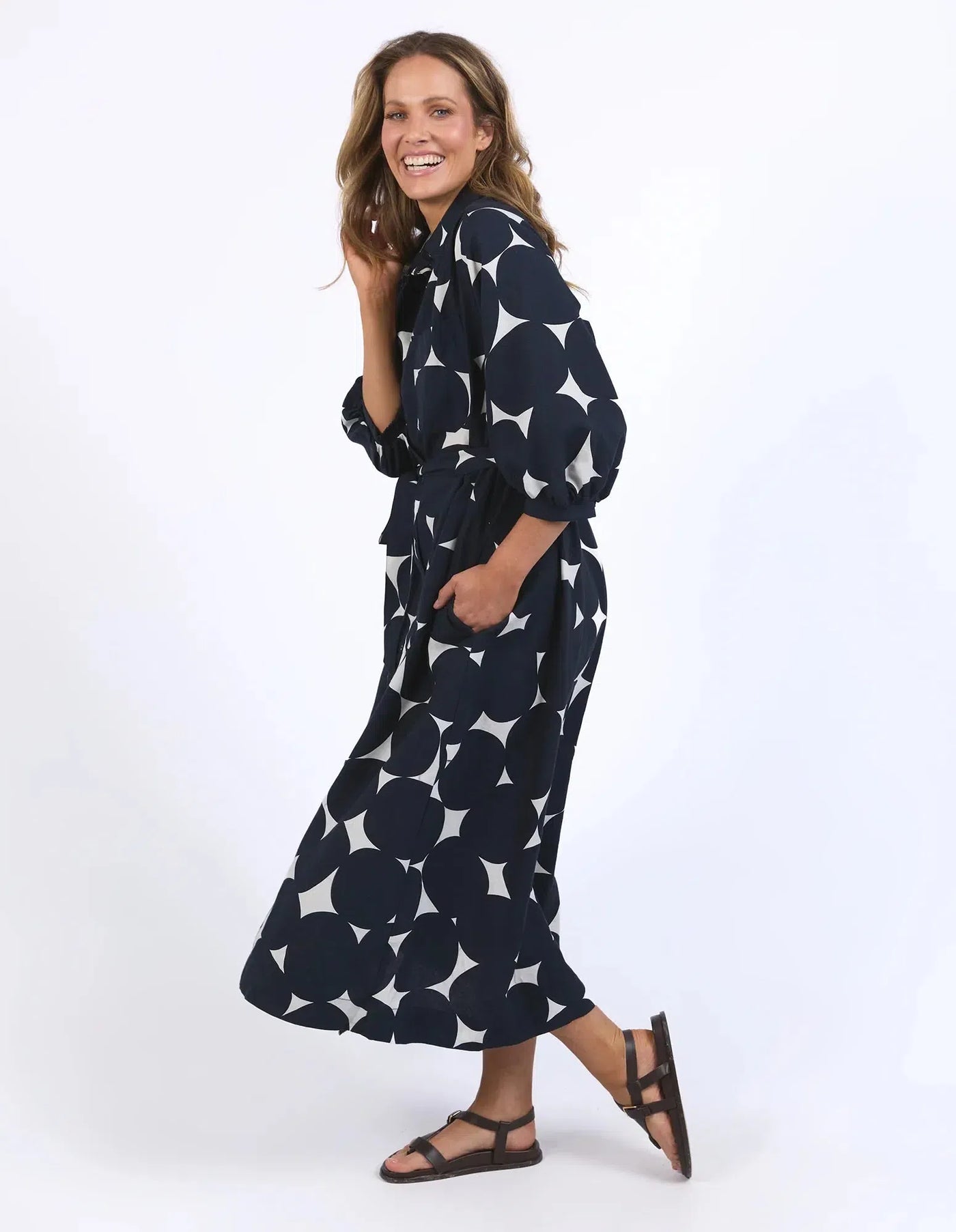 Demi Spot Dress-Elm Lifestyle-Lima & Co