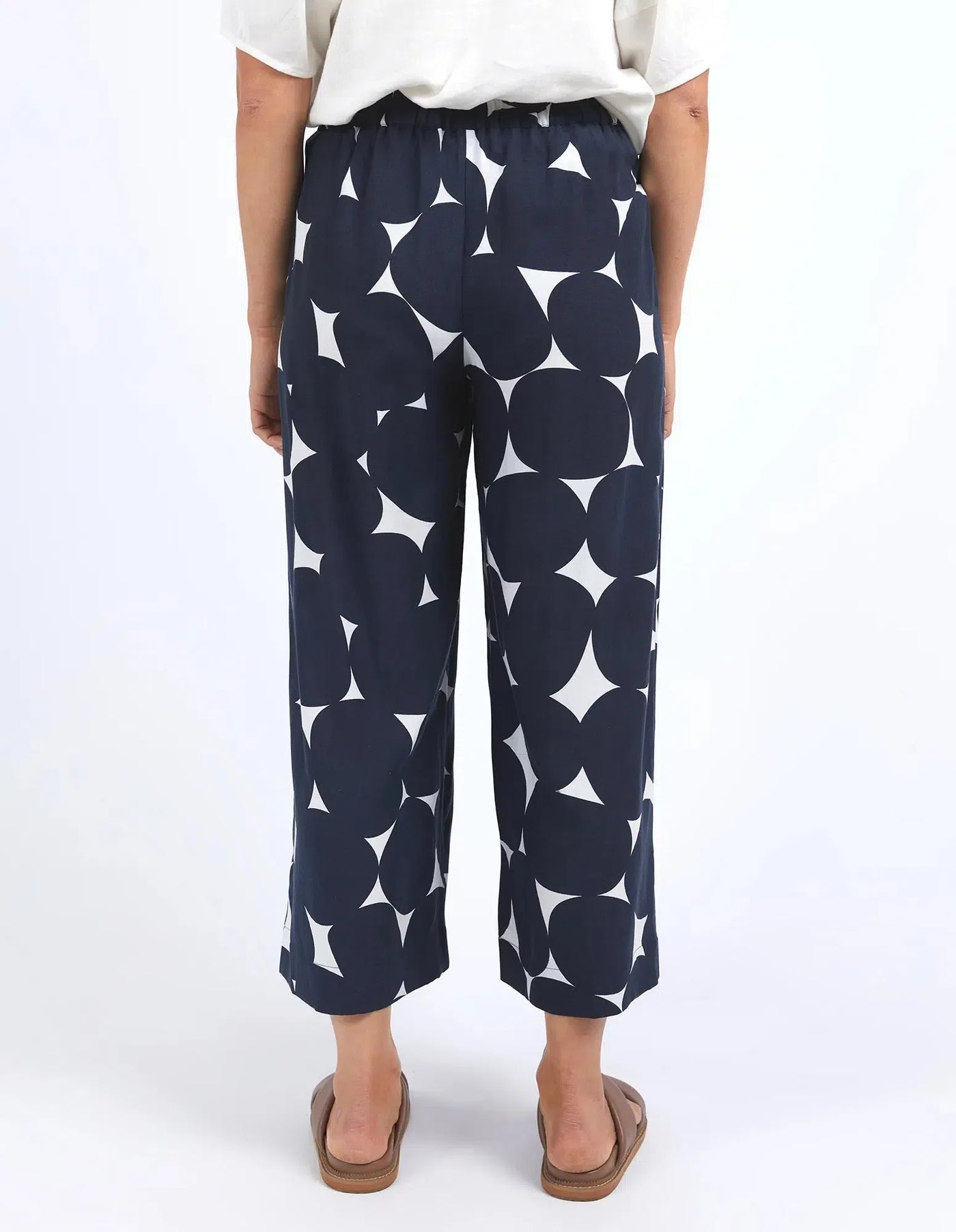 Demi Spot Pant - Navy-Elm Lifestyle-Lima & Co