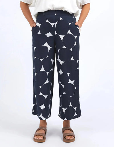 Demi Spot Pant - Navy-Elm Lifestyle-Lima & Co