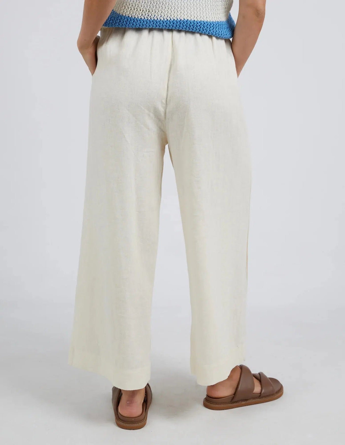 Dionna Wide Leg Pant - Coconut-Elm Lifestyle-Lima & Co