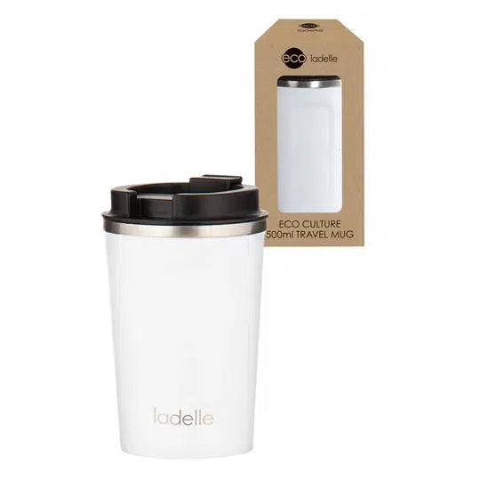 Eco Culture Travel Mug 500ml - Alabaster-Lima & Co-Lima & Co