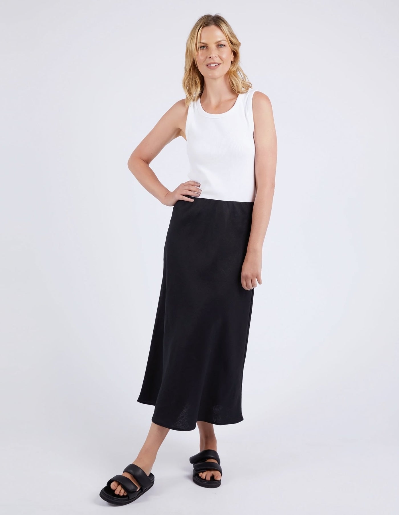 Eleni Skirt - Black-Elm Lifestyle-Lima & Co