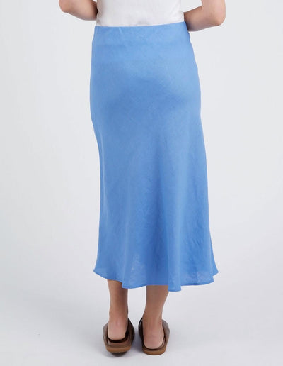 Eleni Skirt - Cerulean Holiday Print-Elm Lifestyle-Lima & Co