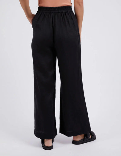 Elina Wide Leg Pant - Black-Foxwood-Lima & Co