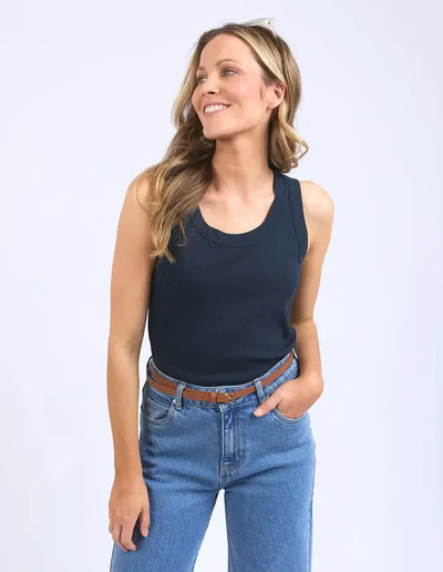Esme Tank - Navy-Foxwood-Lima & Co