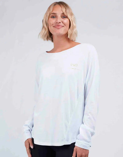 Extend long Sleeve Tee - White-Foxwood-Lima & Co