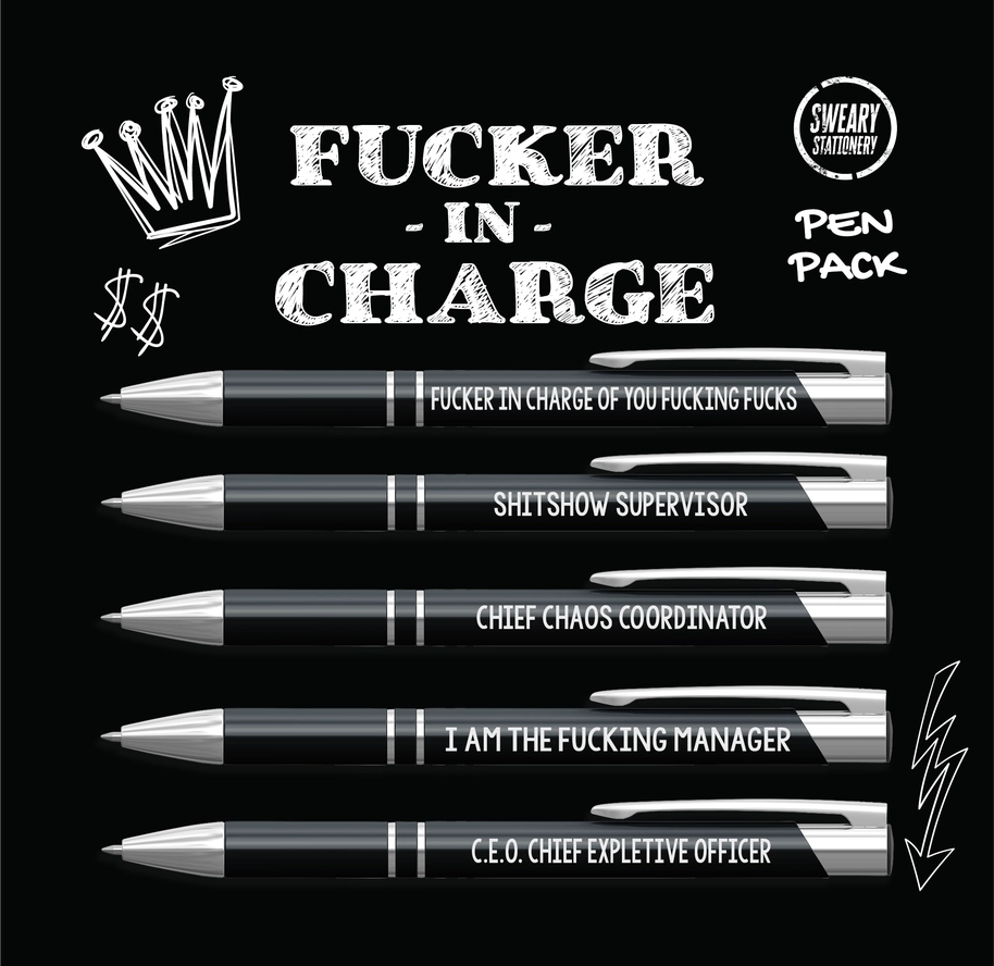 Fucker In Charge Pen Pack-Lima & Co-Lima & Co