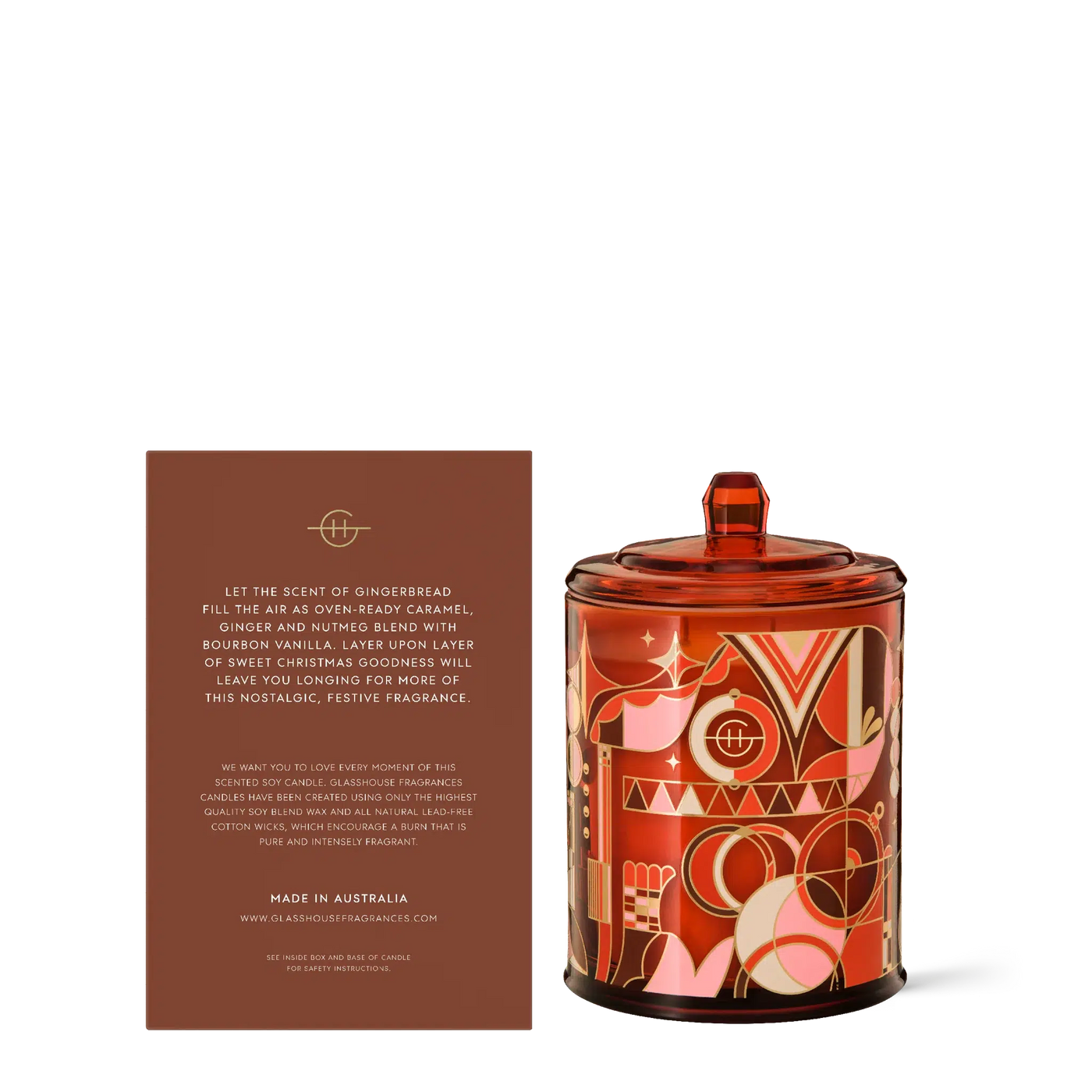 Gingerbread House 380g Candle-Glasshouse-Lima & Co