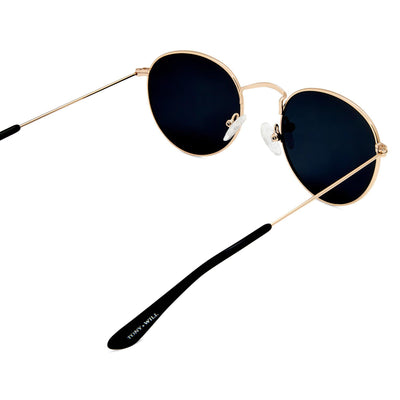 HUDSON SHINY GOLD POLAR SUNGLASSES-Tony + Will-Lima & Co