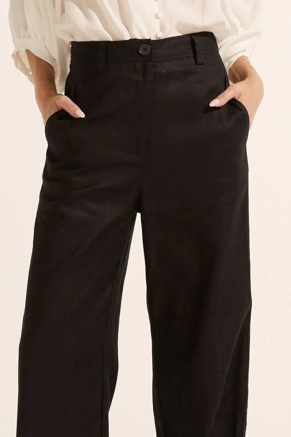 Herald Pant - Black-Zoe Kratzmann-Lima & Co