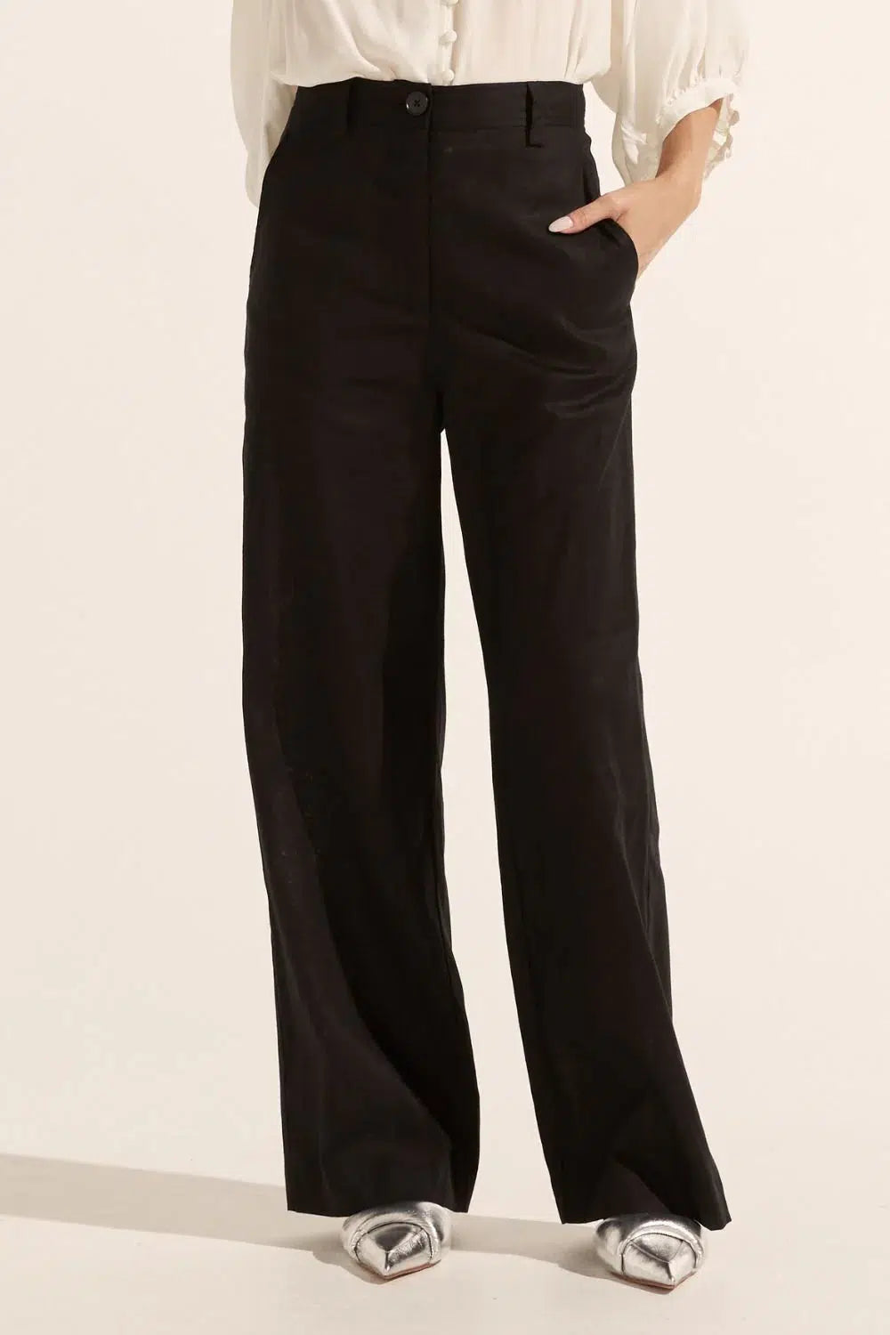 Herald Pant - Black-Zoe Kratzmann-Lima & Co