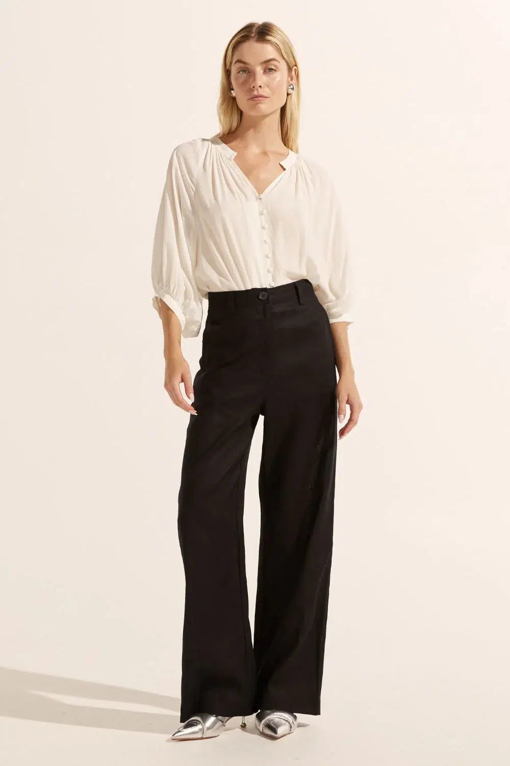 Herald Pant - Black-Zoe Kratzmann-Lima & Co