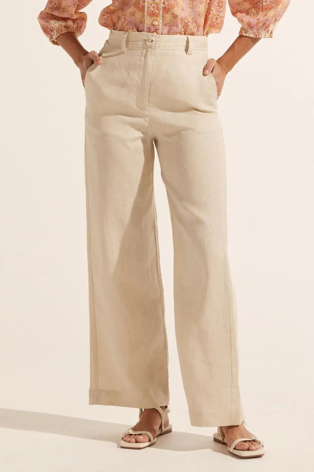 Herald Pant - Pebble-Zoe Kratzmann-Lima & Co