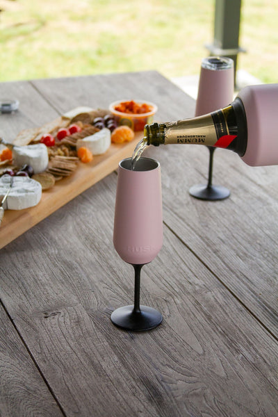 Huski Champagne Flute - Powder Pink-Huski-Lima & Co