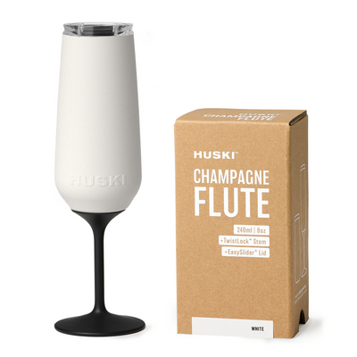 Huski Champagne Flute - White-Huski-Lima & Co