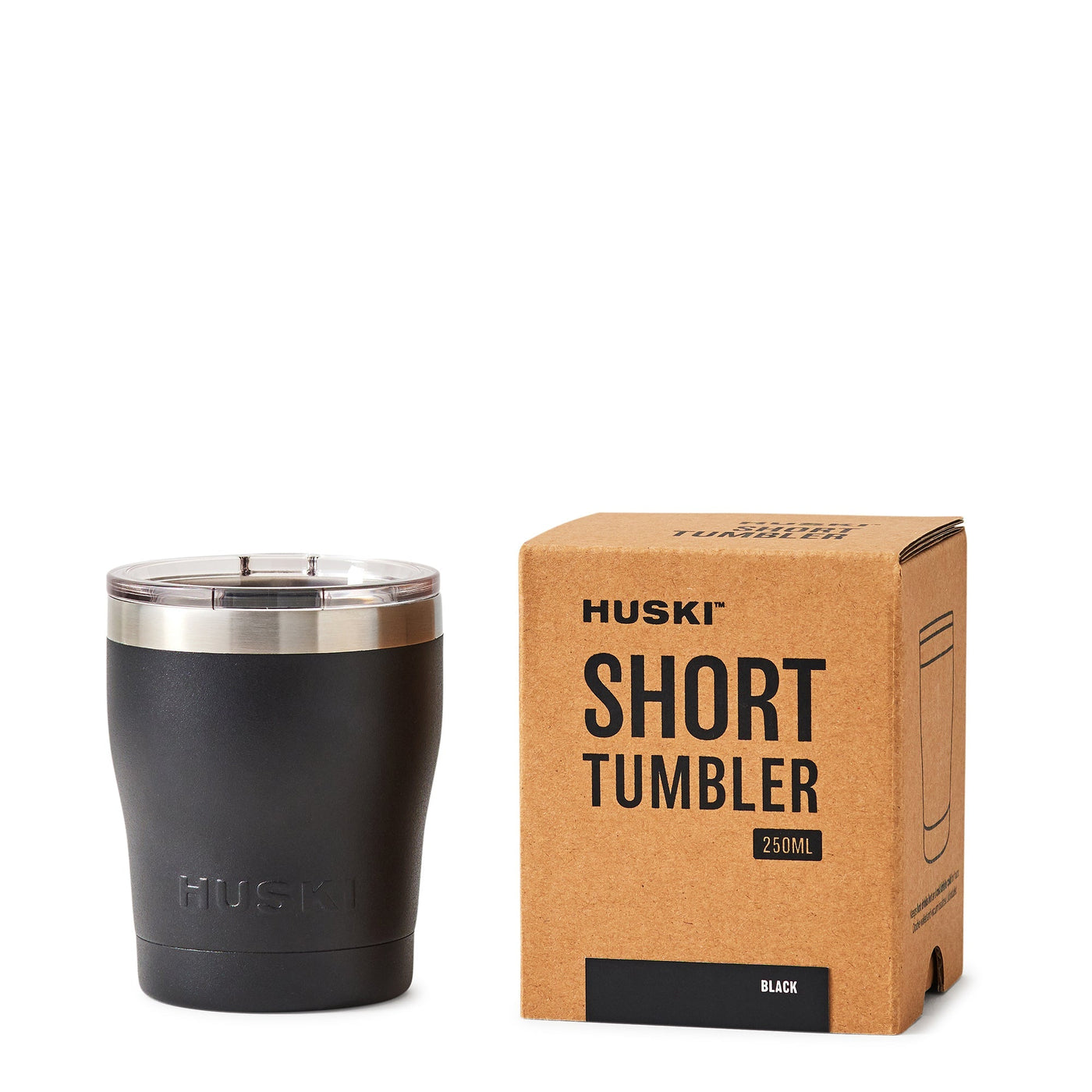 Huski Short tumbler 2.0 - Black-Huski-Lima & Co