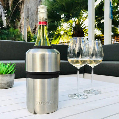 Huski Wine Cooler - Brushed Stainless-Huski-Lima & Co