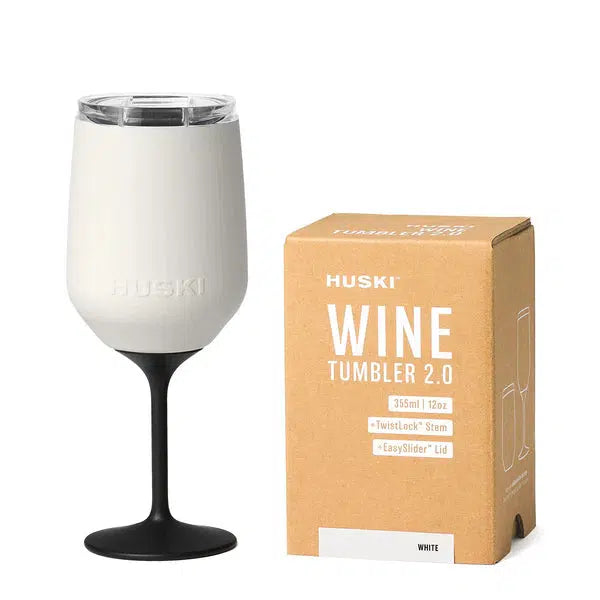 Huski Wine Tumbler 2.0 - White-Huski-Lima & Co