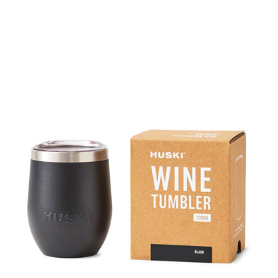 Huski Wine Tumbler - Black-Huski-Lima & Co