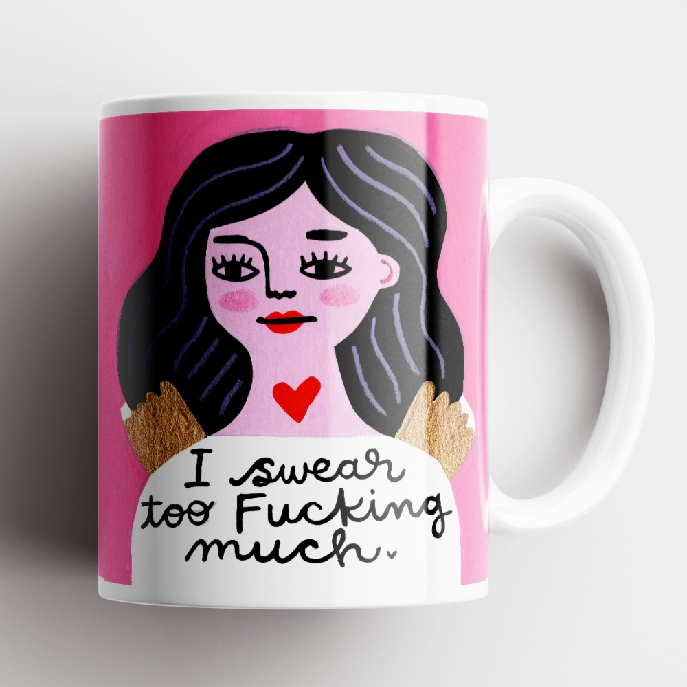 I Swear Too Much Mug-Disrupted Industries-Lima & Co