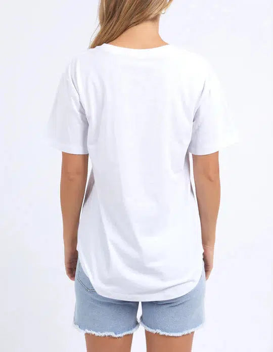 In Bloom Tee - White-Foxwood-Lima & Co