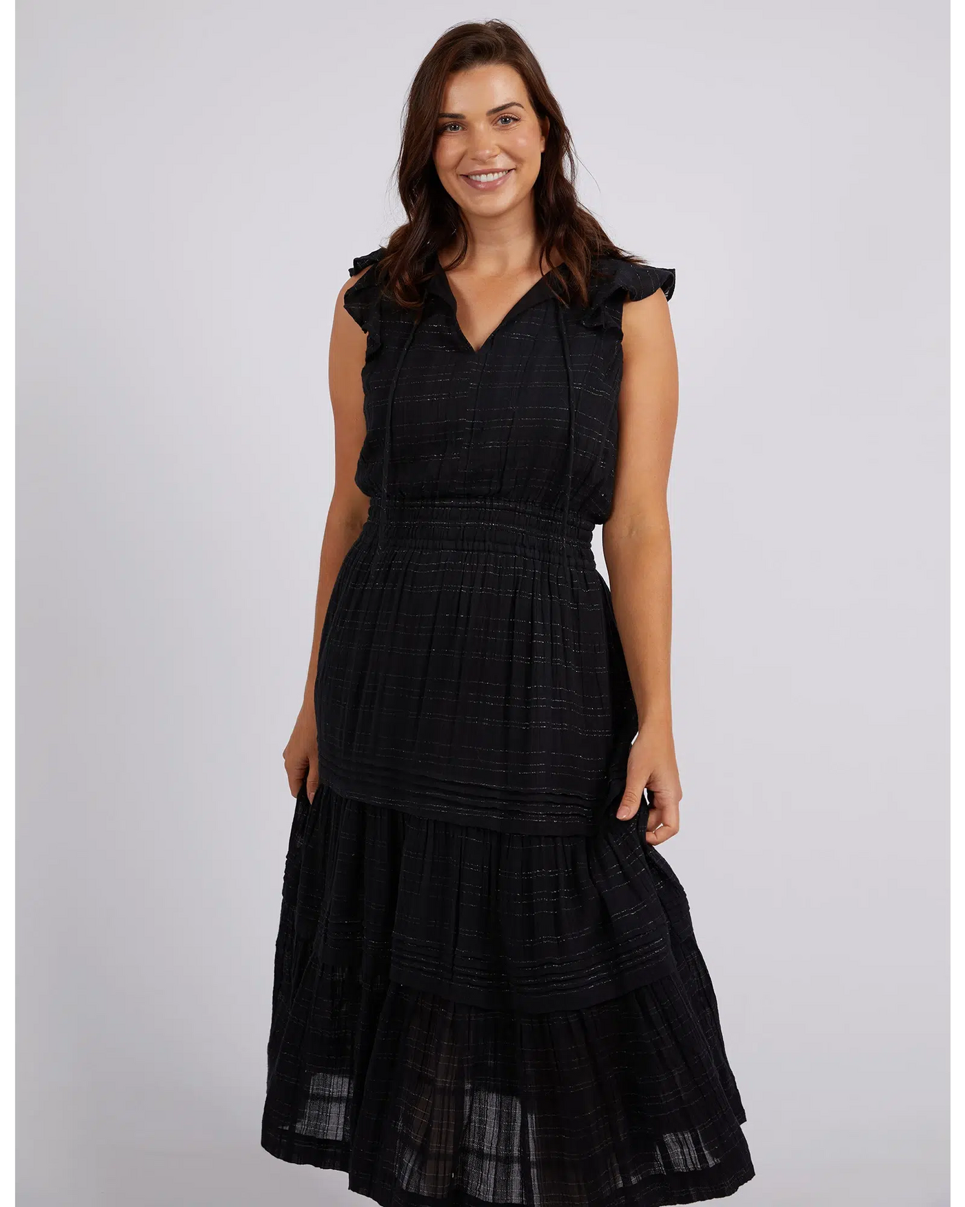 Isabella Dress - Black-Elm Lifestyle-Lima & Co