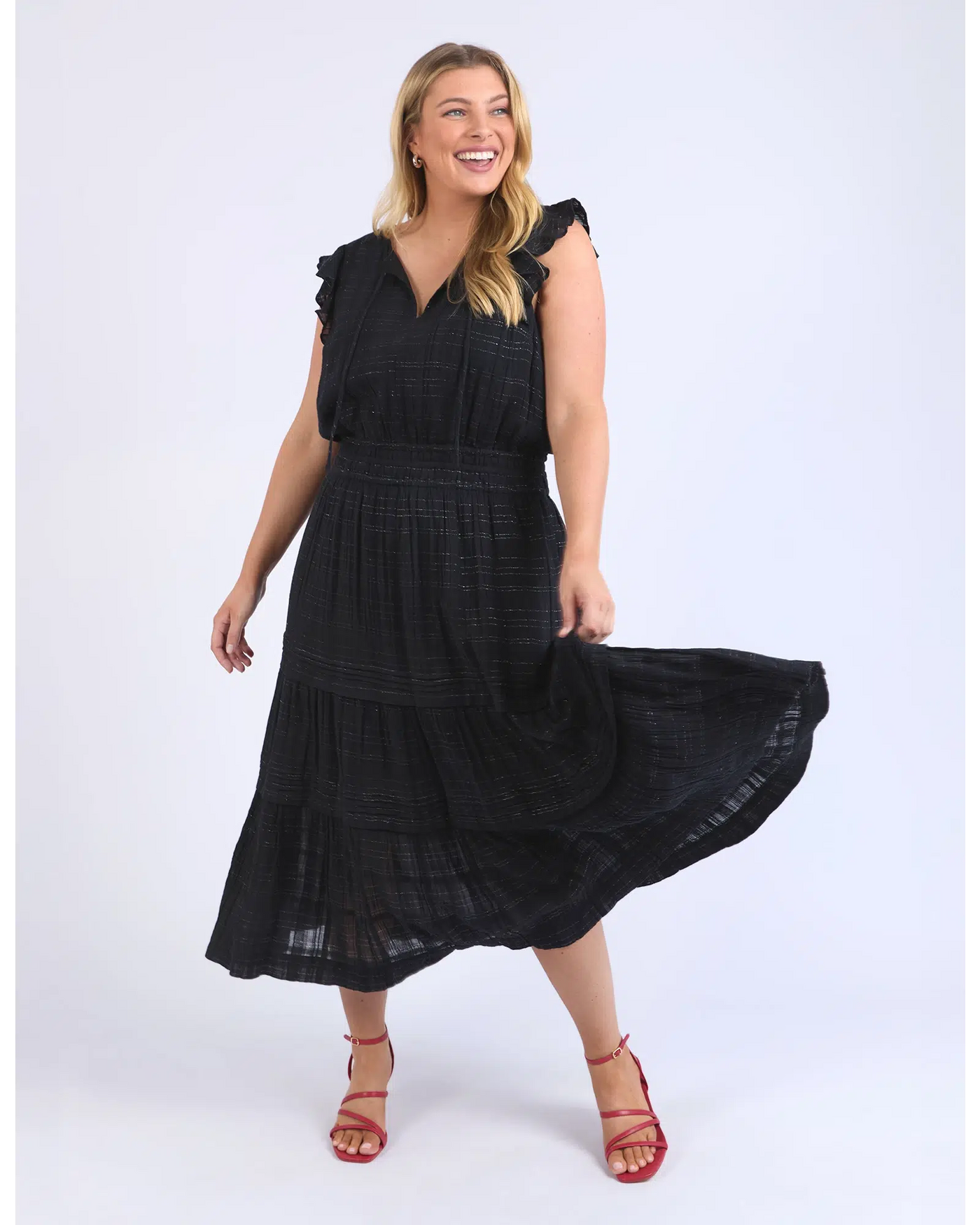 Isabella Dress - Black-Elm Lifestyle-Lima & Co