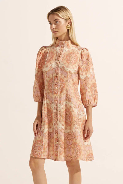 Jargon Dress - Sunset Mosiac-Zoe Kratzmann-Lima & Co